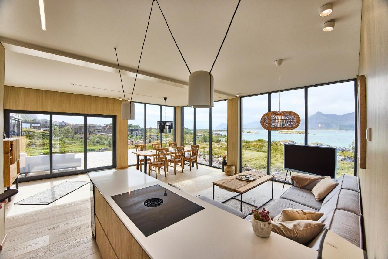 New! Lofoten Luxury Home Near Henningsvaer Lyngværet Dış mekan fotoğraf