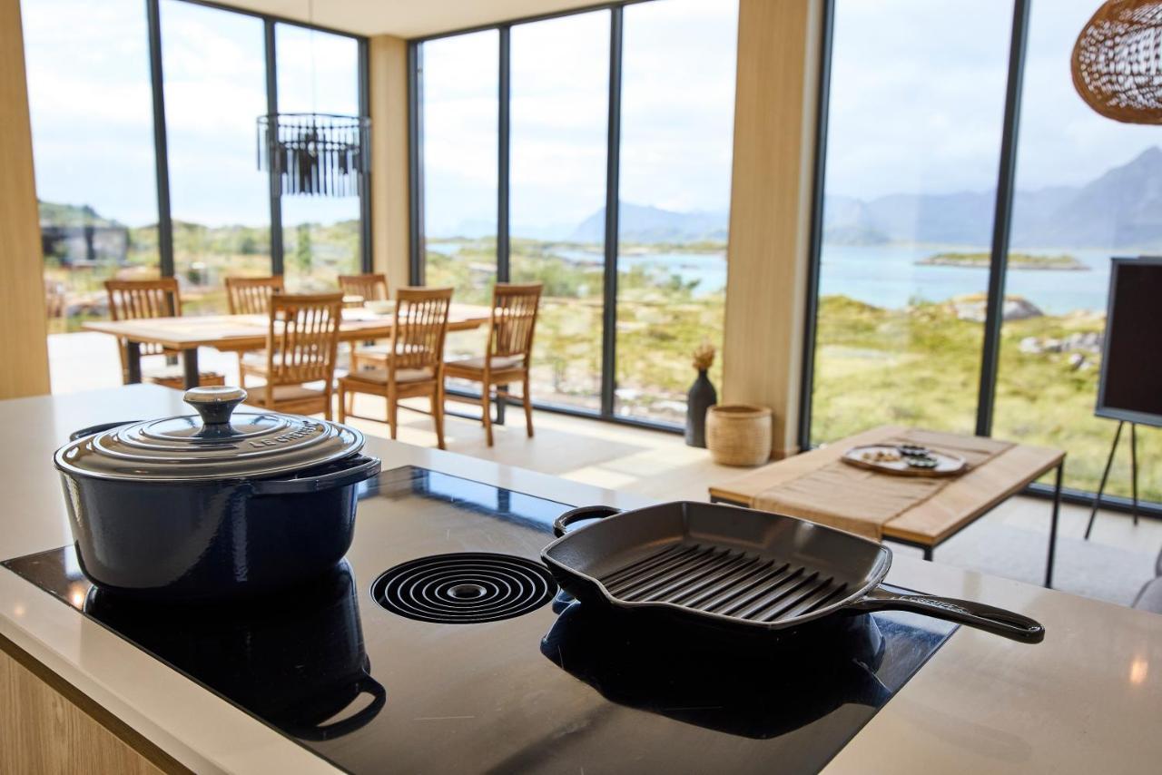 New! Lofoten Luxury Home Near Henningsvaer Lyngværet Dış mekan fotoğraf